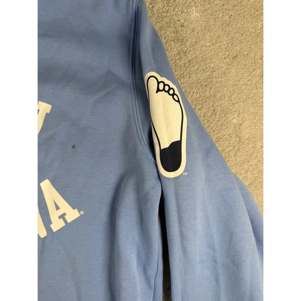 Nike Jordan North Carolina Tar Heels Hoodie Mens L Blue Authentic Jumpman NCAA *